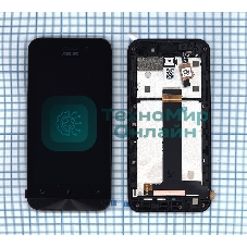 Дисплей для Asus ZenFone Go ZB452KG черный с рамкой