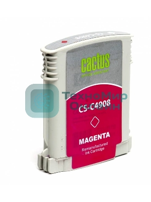 Картридж струйный Cactus CS-C4908 №940 пурпурный (30 мл) для HP OfficeJet PRO 8000/8500