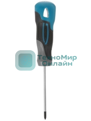 Отвертка Gross 12131 PH0 x 75 мм S2, трехкомпонентная рукоятка
