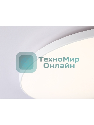 Потолочный светодиодный светильник Ambrella light FZ1222 WH белый IP44 24W 4200K D372*55 (Без ПДУ)