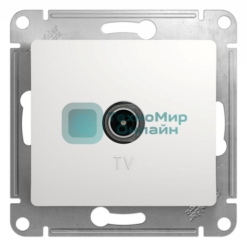 Механизм коннектора TV антены Glossa бел. SchE GSL000193