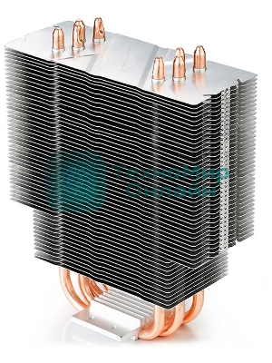 Кулер Deepcool GAMMAXX 400 BLUE BASIC серебристый 120мм алюминий+медь 1500rpm 30db 4-pin 130W 154мм
