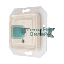 Розетка телефонная Kranz DEA RJ11 с/у мех. бежевый