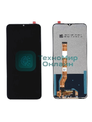 Дисплей для Realme C35 черный