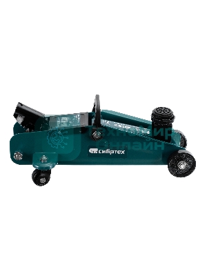 Домкрат гидравлический подкатной, Сибртех 2 т, 135-320 мм, в пластиковом кейсе