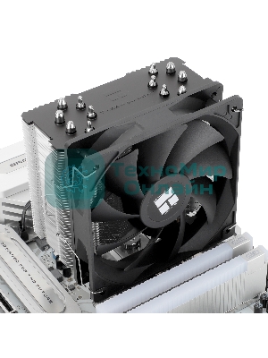 Кулер для процессора Thermalright Burst Assassin 120 SE черный/серебристый (4-pin PWM, 148мм, Al/Cu, 6x6мм, 1x120мм, 66.17CFM, 25.6dBA, 1550RPM, S: 1851/1700/1200/115X, AM5/AM4)