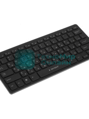 Комплект клавиатура+мышь Gembird KBS-9100 беспроводной, USB, 1600 DPI, чёрный