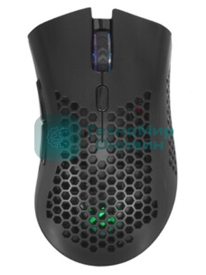 Мышь беспроводная Defender Warlock GM-709L черный, 2400 dpi, радиоканал, USB, кнопки - 8