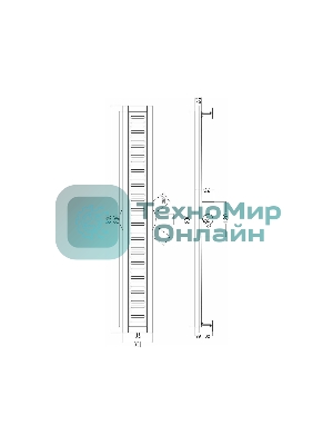 Трап линейный РМС ТЛ-03-Ч-80х7