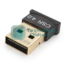 Адаптер Bluetooth Gembird, BTD-MINI5, ультратонкий корпус, v.4.0, 50 метров, до 24 Мбит/сек, USB