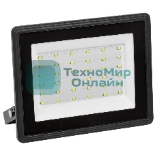 Прожектор светодиодный СДО 06-50 6500К IP65 черный IEK LPDO601-50-65-K02