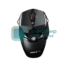 Мышь проводная игровая Mad Catz R.A.T. 1+ (ADNS3050, USB, 3 кнопки, 2000 dpi) черная