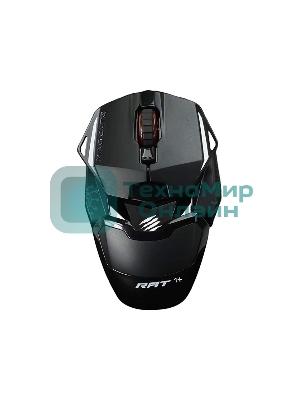 Мышь проводная игровая Mad Catz R.A.T. 1+ (ADNS3050, USB, 3 кнопки, 2000 dpi) черная
