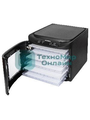 Сушка для фруктов и овощей Hyundai HYFD-P1203 12под. 500 Вт, черный