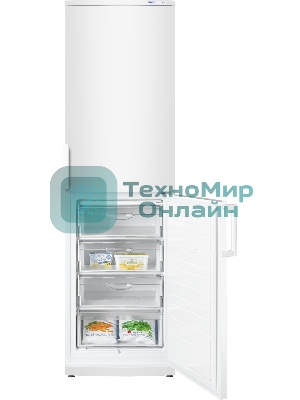 Холодильник Atlant XM-4025-000 белый двухкамерный 225/139л морозилка снизу