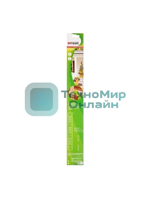 Алюминиевый настенный держатель для садово-огородного инструмента, 3 ячейки, 3 крюка Palisad