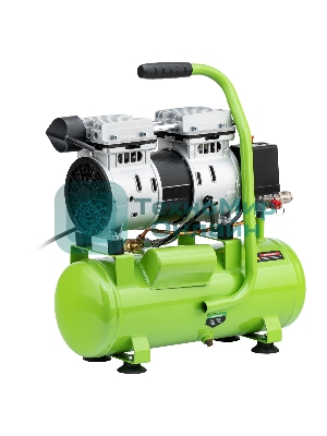 Компрессор безмаслянный малошумный Сибртех МБ 750/10,750 Вт, 10 л, 150 л/мин