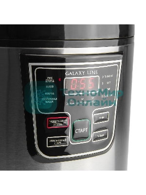 Мультиварка Galaxy Line GL 2645, черный с серебристым, 900 Вт, 11 программ