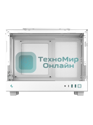 Компьютерный корпус Deepcool CH160 MESH WH без БП, белый, MINI-ITX
