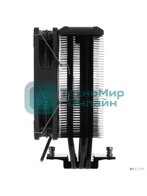 Кулер PCCooler Paladin EX300S черный 120мм алюминий+медь 1800rpm 28.6db 4-pin 125W 157мм