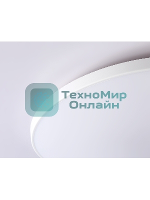 Потолочный светодиодный светильник Ambrella light FZ1222 WH белый IP44 24W 4200K D372*55 (Без ПДУ)