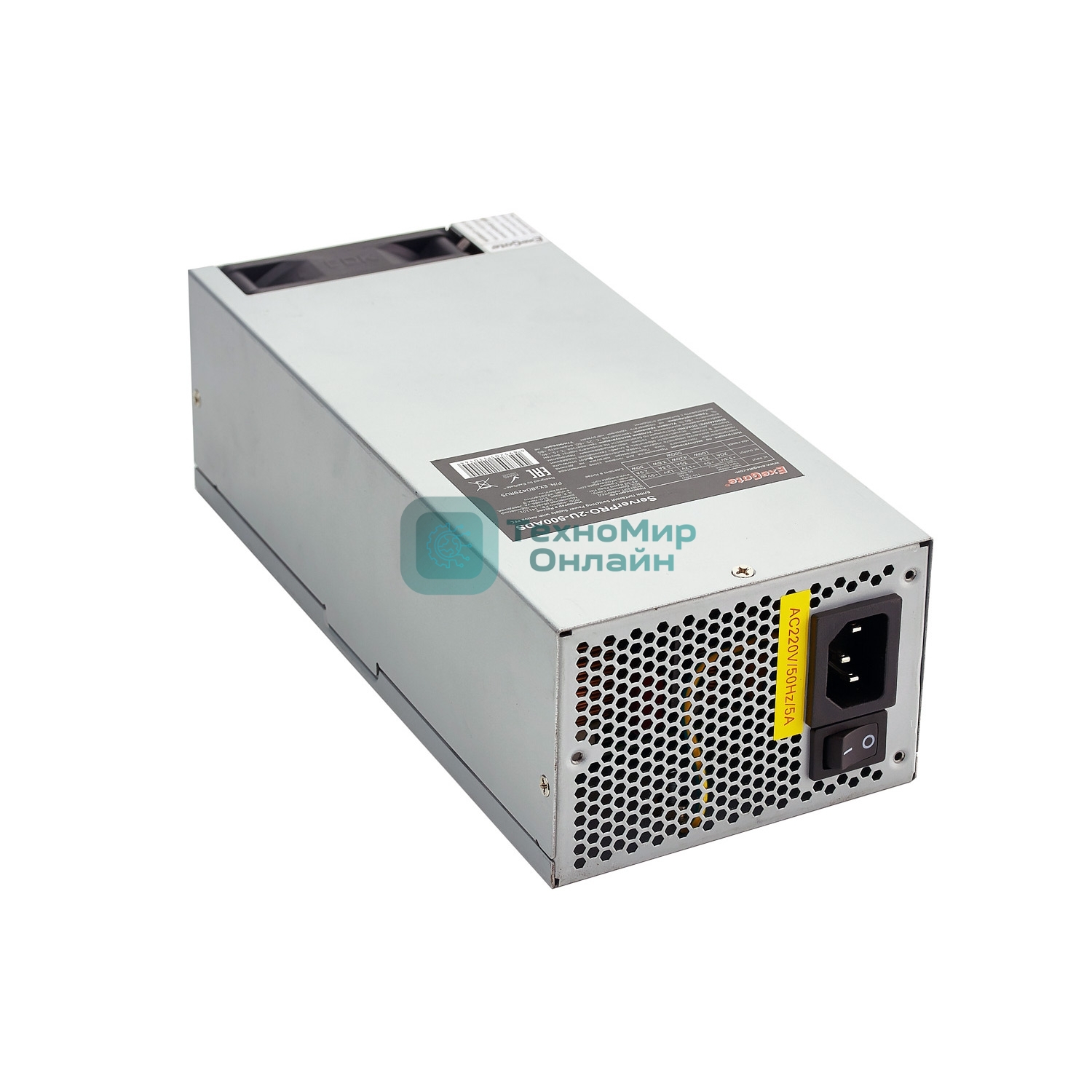 Блок питания серверный 600W ExeGate (ServerPRO-2U-600ADS) APFC, унив. для 2U, 24pin, 2*8pin, 3xSATA, 5xIDE