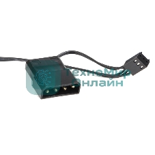 Вентилятор для корпуса Crown CMCF-12025S-1221 черный/синий, 120 мм, 1650 об/мин, 28 дБ, 3 pin