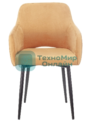 Кресло офисное Бюрократ CH-380F янтарный Italia 9, на ножках, металл черный