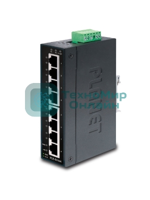Коммутатор PLANET IP30 Slim type 8-Port Industrial Manageable Gigabit Ethernet Switch (-40 to 75 degree C)