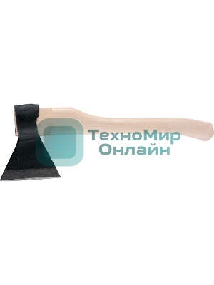 Топор кованый, в сборе, 1100/1500 г, деревянное топорище, 500 мм, Б, (Ижевск) Россия