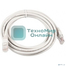 Патч-корд UTP cat.5e, 10м ExeGate серый