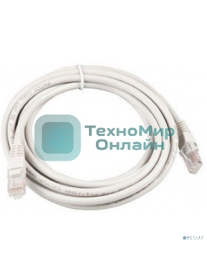 Патч-корд UTP cat.5e, 10м ExeGate серый