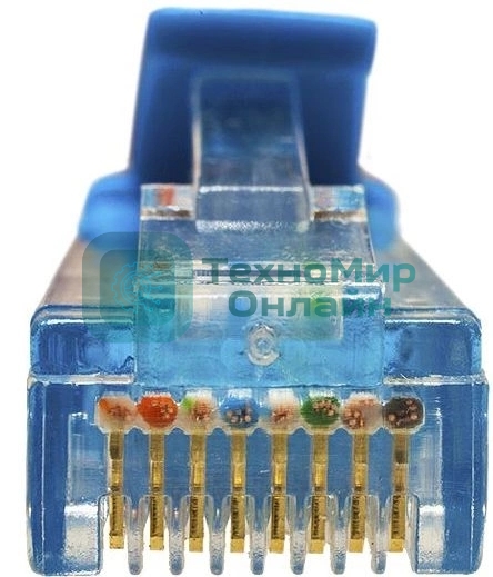 Патч-корд Suprlan 10-0149 UTP RJ-45 вил.-вилка RJ-45 cat.5e 3м синий LSZH 24AWG