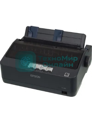 Принтер матричный Epson LX-350 (C11CC24031/C11CC24032), (А4, 357 cps (12 cpi), USB, LPT, COM)