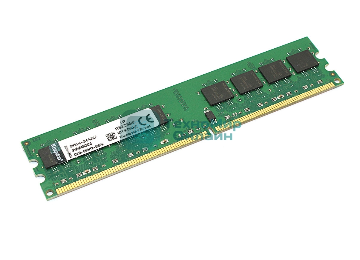 Оперативная память Kingston, DDR2, 4GB (1x4GB), 667MHz, CL5, DIMM, OEM