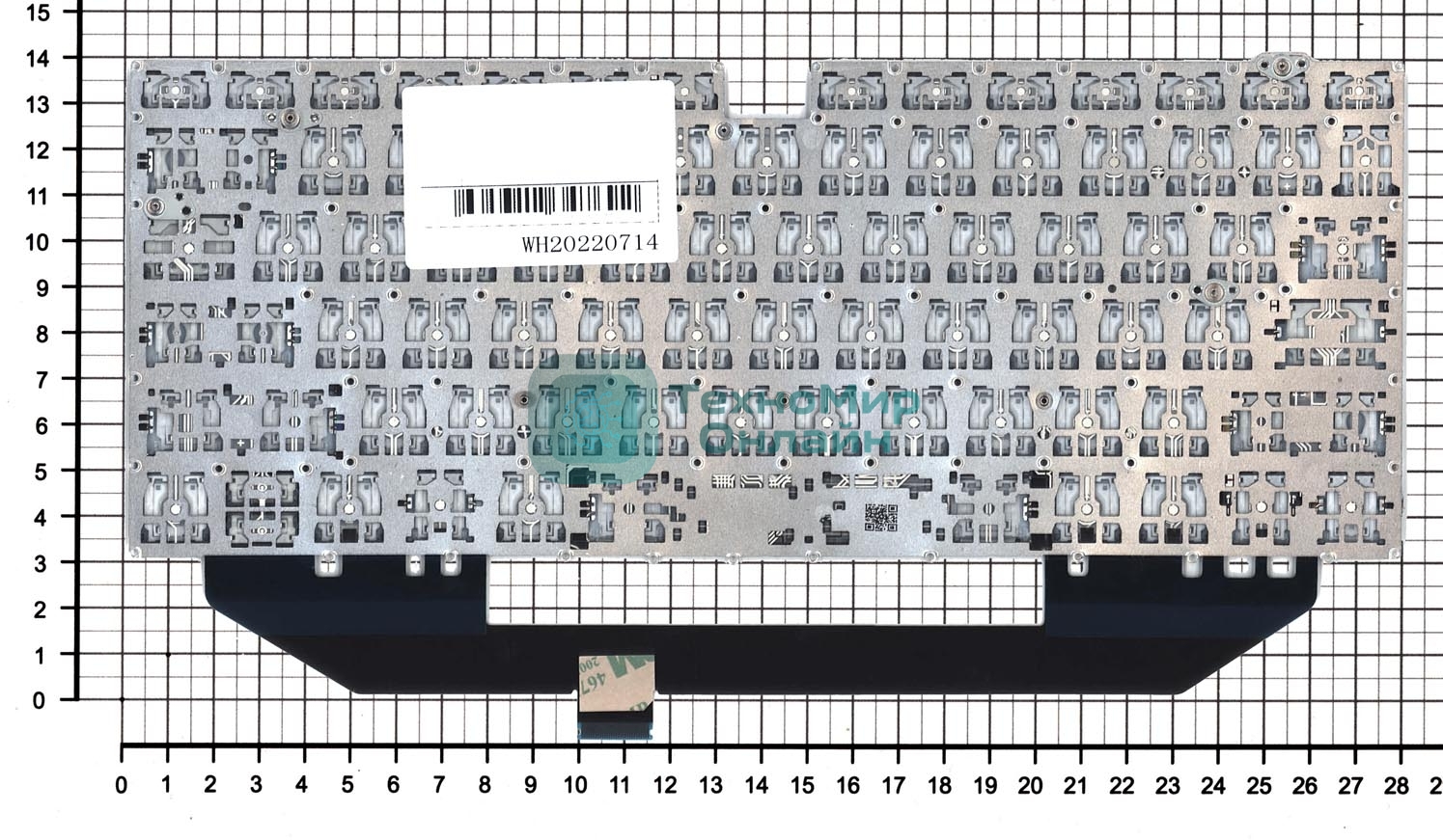 Клавиатура для ноутбука Huawei matebook X pro черная