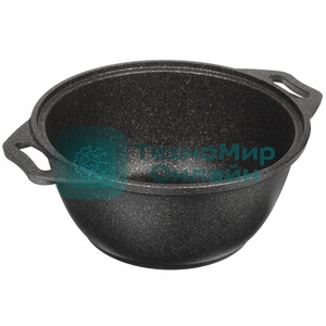 Кастрюля Kukmara кго22а а/пр литая 2,0 л стекл/кр Granit ultra original