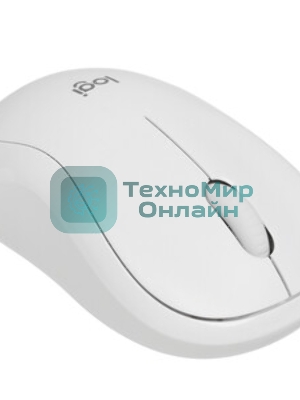 Мышь беспроводная Logitech M240 SILENT белый, 4000 dpi, Bluetooth, кнопки - 3