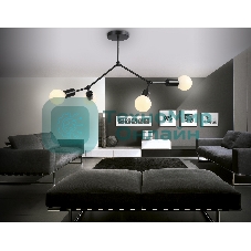 Светильник Ambrella light TR8033/4 BK черный E27*4 max 40W D670*440