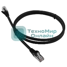 Патч-корд LANMASTER LSZH FTP cat.6, 3.0 м, черный