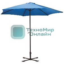 Зонт садовый Ecos GU-03 (синий) с крестообразным основанием