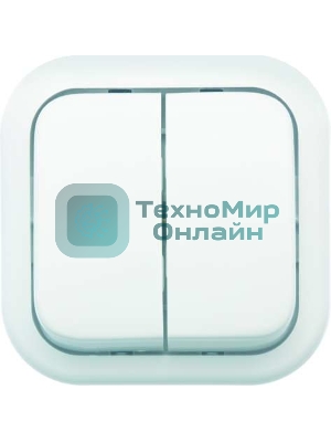 Выключатель Кунцево-Электро 2-кл. ОП Валентина 10А IP20 А56-025 бел.