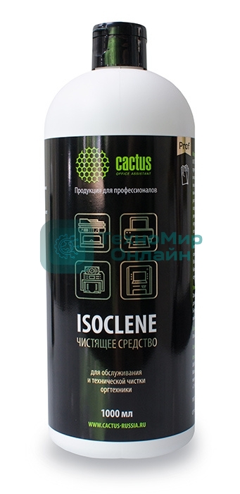 Спирт изопропиловый Cactus CS-ISOCLENE1 для очистки техники 1 л.