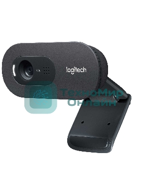 Веб-камера Logitech C270 HD 1280x720, 30 кадр/с, USB Type-A, микрофон (шумоподавление), автоосвещение, универсальное крепление