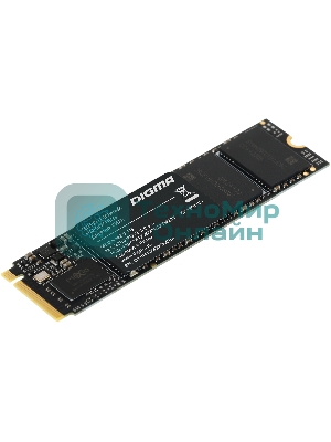 Накопитель SSD Digma Mega M2, 2048 Gb, PCIe 3.0 x4, M.2 2280, NVMe, R/W 3300/3000
