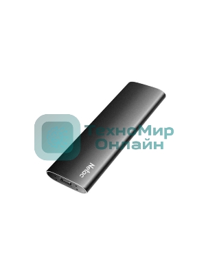 Внешний SSD Netac Z SLIM, 1TB, USB 3.2 Gen 2 Type-C, R/W 550/480, черный