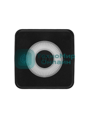 Двойник электрический Rexant Куб 16А с заземлением + 2хUSB-A 2,4А + USB Type-C 3А с ночной подсветкой, черный