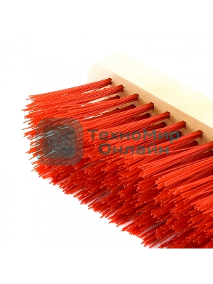 Щетка строительная Сибртех 400 мм 5 рядов, жесткая щетина, железная тулейка, без черенка