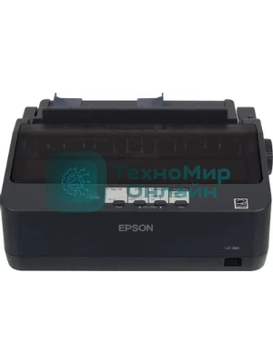 Принтер матричный Epson LX-350 (C11CC24031/C11CC24032), (А4, 357 cps (12 cpi), USB, LPT, COM)
