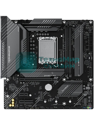 Материнская плата Maxsun MS-Terminator B760M GKD5 DARK, LGA1700, Intel B760, 2xDDR5, 4xSATA, 3xM.2, 1xPCIe 4.0 x16, 1xPCIe 4.0 x4, 1xPCIe 3.0 x1, 1xHDMI, 1xDP, 1x2.5Gb LAN, 1xUSB-C 20Gbps, 2xUSB-A 10Gbps, 3xUSB-A 2.0, 3x3.5 мм, 7.1, mATX